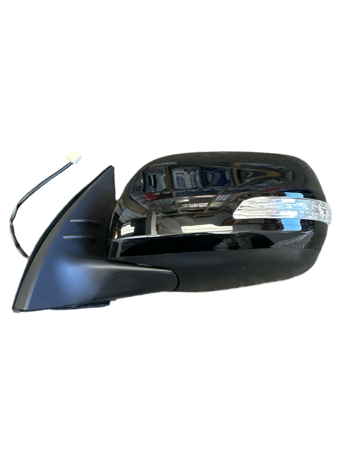 SIDE MIRROR WITH LAMP BLACK LH 5 X WIRE - 118747